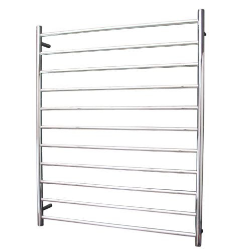 Radiant Australia Heated Round Ladder 900 x 1100mm Mirror Polished Right Hand Wired [133707]