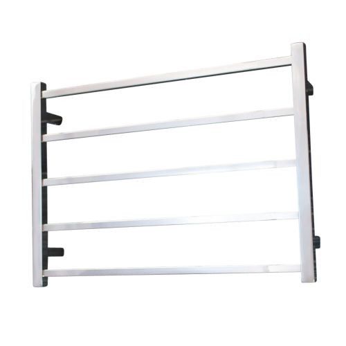 Radiant Australia Heated Square Ladder 750 x 550mm Mirror Polished Left Hand Wired [133700]