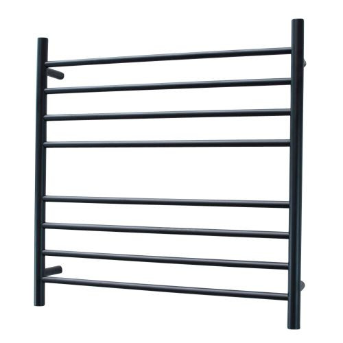 Radiant Australia Heated Round Ladder 750 x 750mm Matt Black Right Hand Wired [135680]