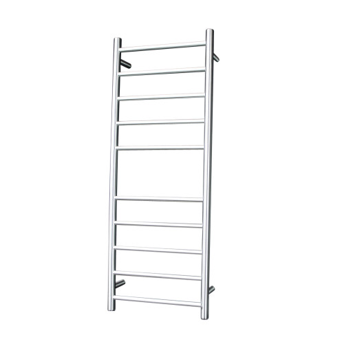 Radiant Australia Heated Round Ladder 430 x 1100mm Brushed Satin Left Hand Wired [137671]