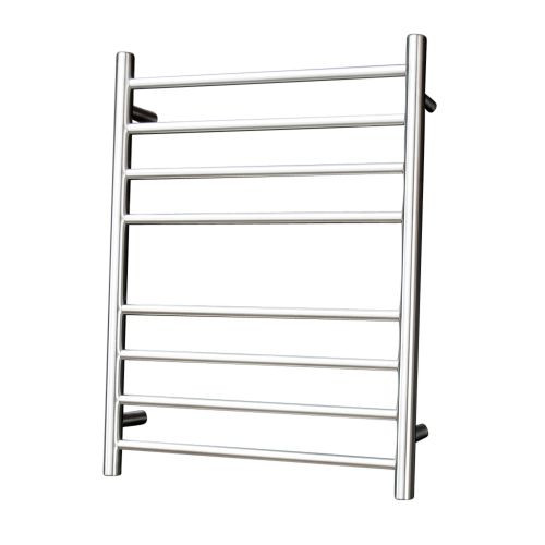 Radiant Australia Heated Round Ladder 530 x 700mm Brushed Satin Left Hand Wired [137673]