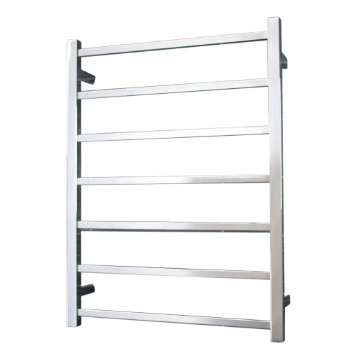 Radiant Australia Heated Square Ladder 600 x 800mm Brushed Satin Left Hand Wired [137675]