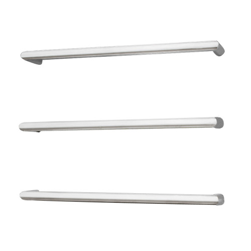 Radiant Australia Single Round Towel Rail 800mm Brushed Satin [137683]