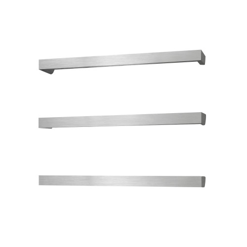 Radiant Australia Single Square Towel Rail 800mm Brushed Satin [137686]