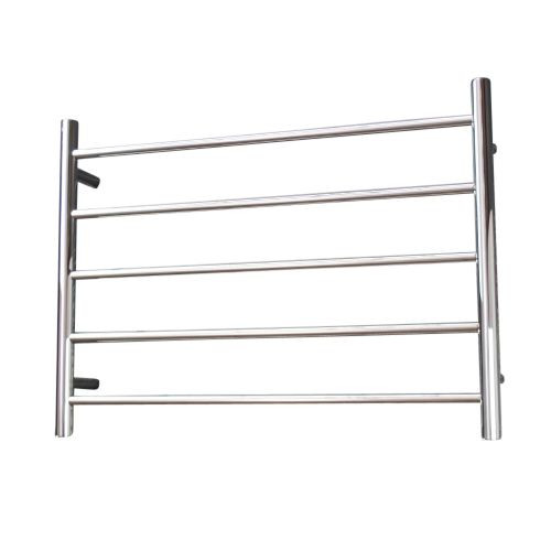 Radiant Australia Low Voltage Heated Round Ladder 750 x 550mm Mirror Polished Right Hand Wired [190553]