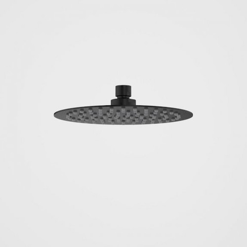 Urbane II Rain Shower Head 200mm Round Matte Black 4Star [195237]