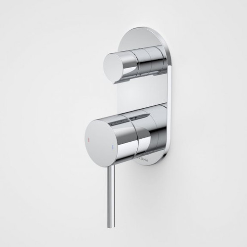 Liano II Bath/Shower Mixer w/Diverter Rounded Cover Plate Chrome Sales Kit [196060]