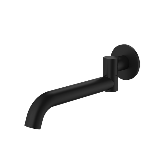 Liano II 220mm Bath Swivel Outlet - Round - Matte Black [196077]