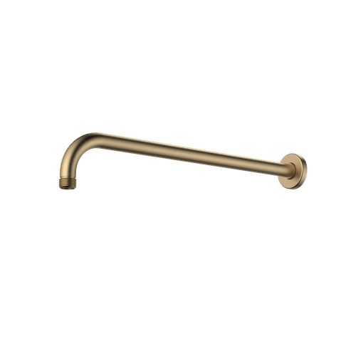 Urbane II Wall Right Angled Shower Arm 400mm Brushed Brass [196184]