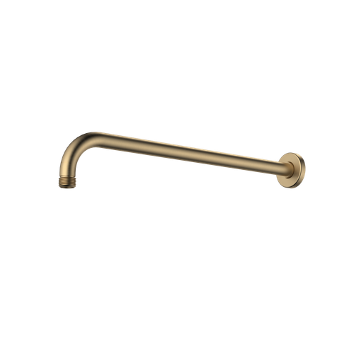 Urbane II Wall Right Angled Shower Arm 400mm Brushed Brass [196184]