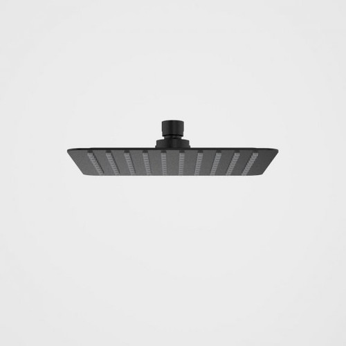 Urbane II Rain Shower Head 200mm Square Matte Black 4Star [196267]