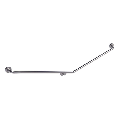 Grab Rail 40deg 900mm x 700mm Left Hand Stainless Steel [167855]