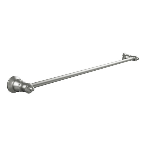 Lillian PVD Brushed Nickel Adjustable Single Towel Rail [169199]
