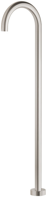 Vivid Floor Mounted Bath Spout 940mm Brushed Nickel [199219]