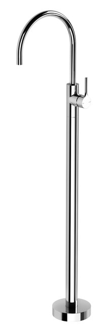 Vivid Slimline Oval Floor Mounted Bath Mixer Chrome [199232]