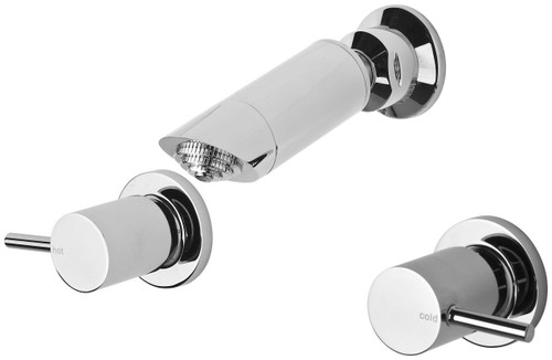 Vivid Pin Lever Shower Set 3Star (15mm Extended Spindles) Chrome [199004]