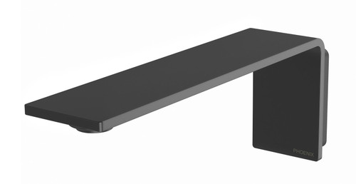 Axia Wall Bath or Basin Spout/Outlet 200mm 4Star Matte Black [199028]