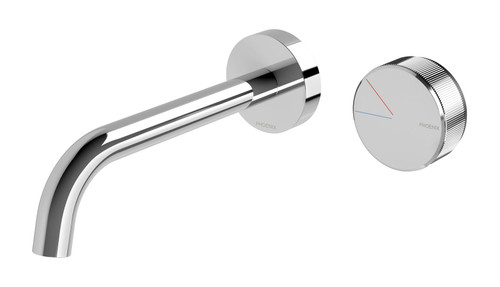 Wall Bath or Basin Mixer Set (180mm Fixed Spout) Chrome [199058]