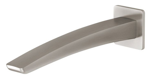 Rush Wall Basin Spout/Outlet 230mm 5Star Brushed Nickel [199072]