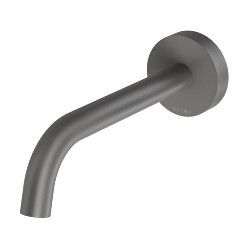 Vivid Slimline Plus Wall Bath or Basin Spout/Outlet 180mm 5Star Gunmetal [199099]