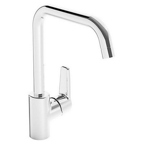 Polo Neu Square Gooseneck Kitchen Mixer Chrome 4Star [195292]