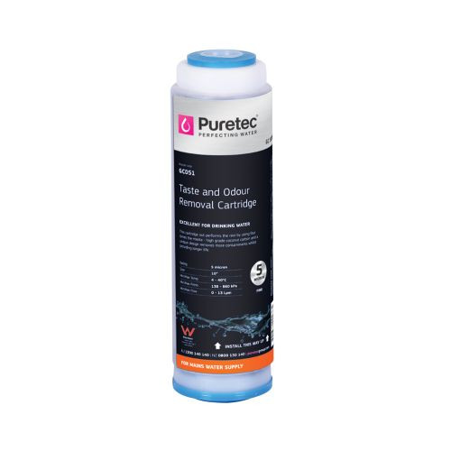 Granular Carbon Water Filter Cartridge 10in 5Micron [140713]
