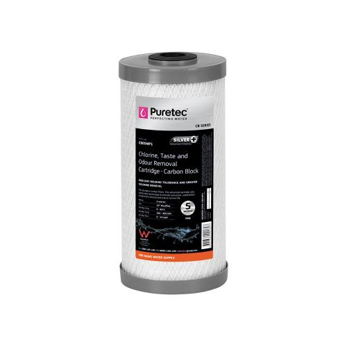 Puretec Carbon Block Water Filter Cartridge 10in MaxiPlus 5 Micron [190366]