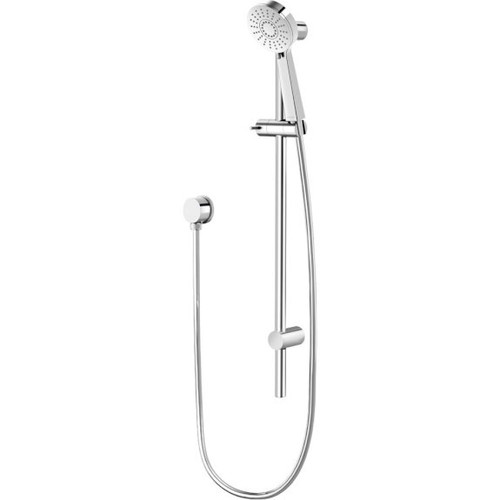 Krome Hand/Rail Shower with 100mm 3 Function Round Head 3Star Chrome [124945]