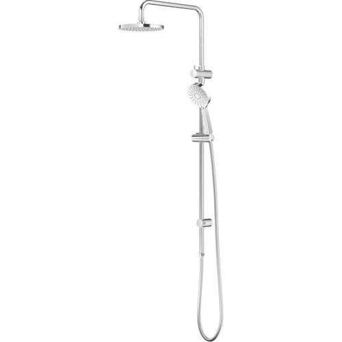 Krome Twin Shower System Airstream 100mm 3 Function 3Star Chrome [124946]