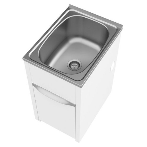 Eureka Single Compact Tub & Cabinet Flexible with Bypass 45L 3 Tap Holes (Includes One Flexible Bypass Kit) [068273]