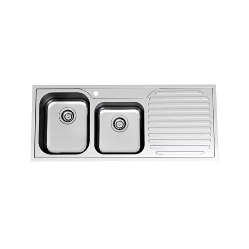 Monaco 1.75 End Left Hand Bowl Stainless Steel 1 Tap Hole [107444]