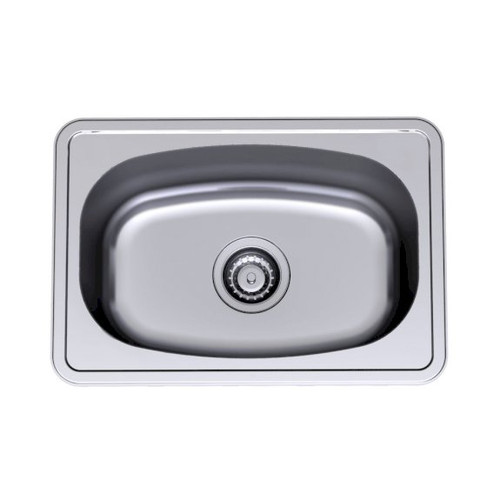 Single 30 Litre Flushline Tub - 0 Tap Hole No By-Pass [109772]