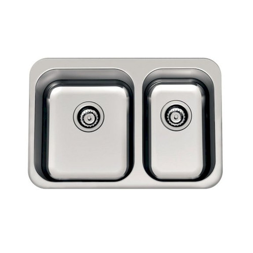 Polar 1.5 Left Hand Bowl Overmount Stainless Steel 3 Tap Holes [142811]