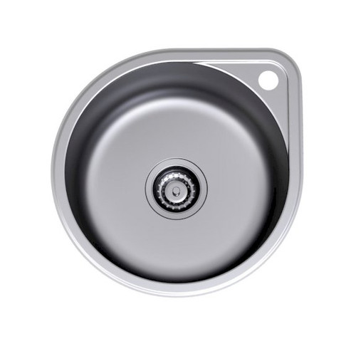 Round Bowl Overmount with Tap Landing 1 Tap Hole [143074]