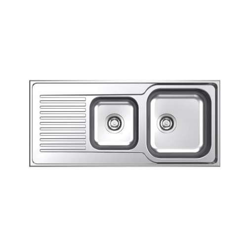 Punch 1.75 End Right Hand Bowl Stainless Steel 1 Tap Hole [136084]