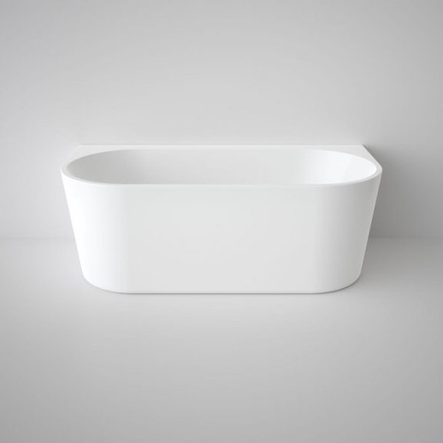 Urbane II Back-to-Wall Freestanding Bath 1600mm White [153081]