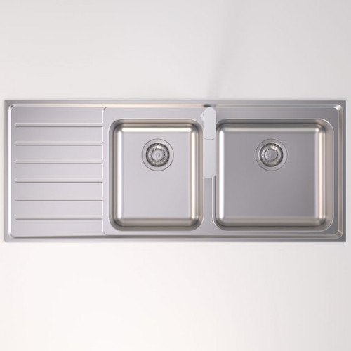Luna 1.75Eb Right Hand Bowl Stainless Steel 1 Tap Hole [180023]