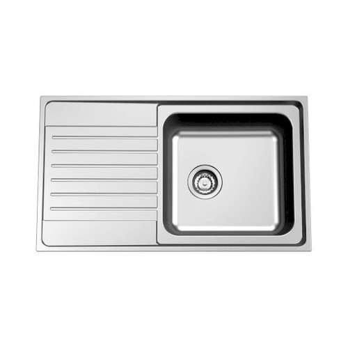 Horizon Single End Bowl Right Hand Stainless Steel 1 Tap Hole [193002]