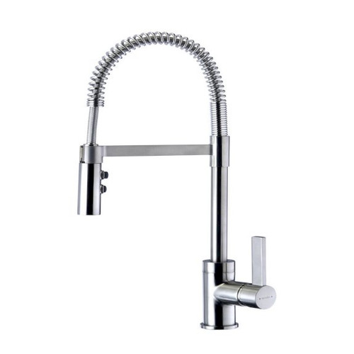 Culinary Gaston Pull Down Sink Mixer 4Stare Satin Chrome [150577]