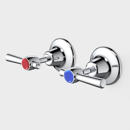 Caravelle Classic Lever Wall Tap Set Chrome [192287]