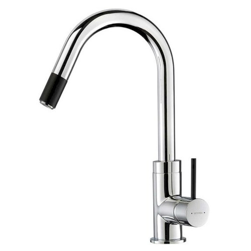 Culinary Gooseneck Sink Mixerpull Out Chrome/Black Accent [192869]