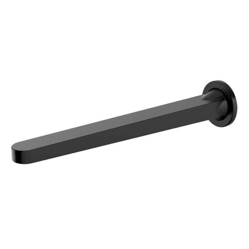 Soft Square Bath Spout 300mm Matte Black [193951]