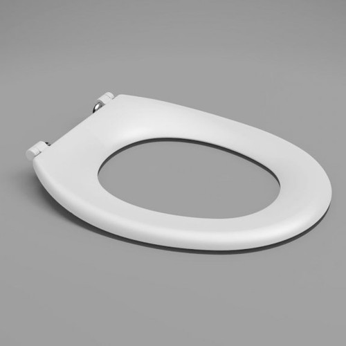 Caravelle Care Single Flap Toilet Seat White [064409]