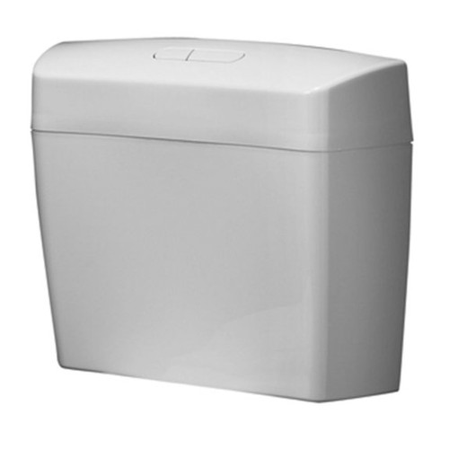 Solitaire II ML/LL Connector Bottom Inlet Cistern (No Seat Included) 6/3L White 3Star [118938]
