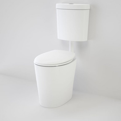 Care 610 Cleanflush Connector P Trap Suite with Caravelle Double Flap Seat White [191942]