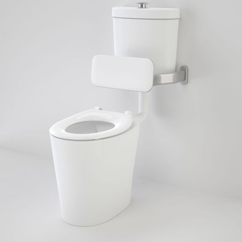 Care 610 Cleanflush Connector P Trap Suite with Backrest and Caravelle Single Flap Seat White [191943]