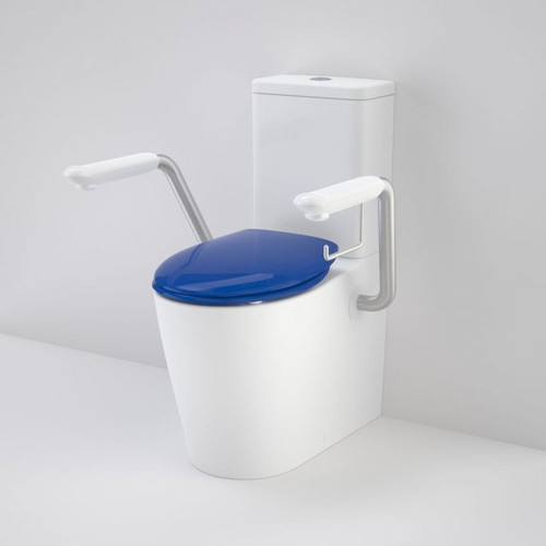 Care 660 Cleanflush Wall Faced CC Easy Height BE Suite w/Armrests and Caravelle Double Flap Seat SB [191954]