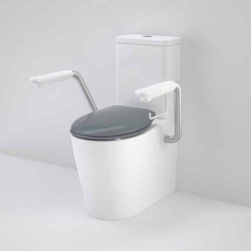 Care 660 Cleanflush Wall Faced CC Easy Height BE Suite w/Armrests & Caravelle Double Flap Seat AG [191961]