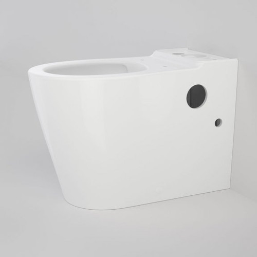 Care 660 Cleanflush Wall Faced Close Coupled Easy Height Bottom Inlet Pan with Armrest Holes (No Seat & No Cistern) [191918]