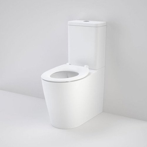 Care 660 Ambulant Cleanflush® Wall Faced Close Coupled Easy Height Back Entry Suite w/Single Flap Seat White 4Star [191974]